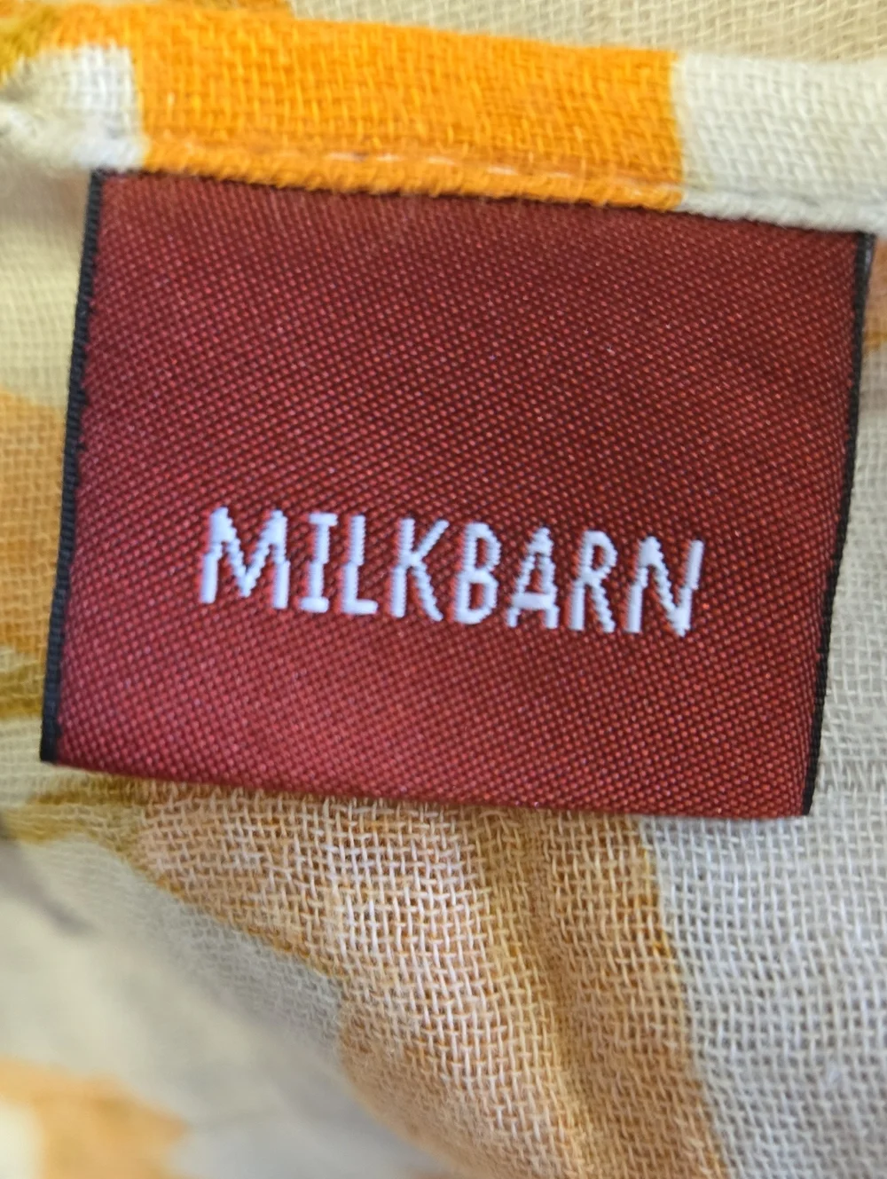 Milkbarn Orange Fox Muslin Baby Blanket